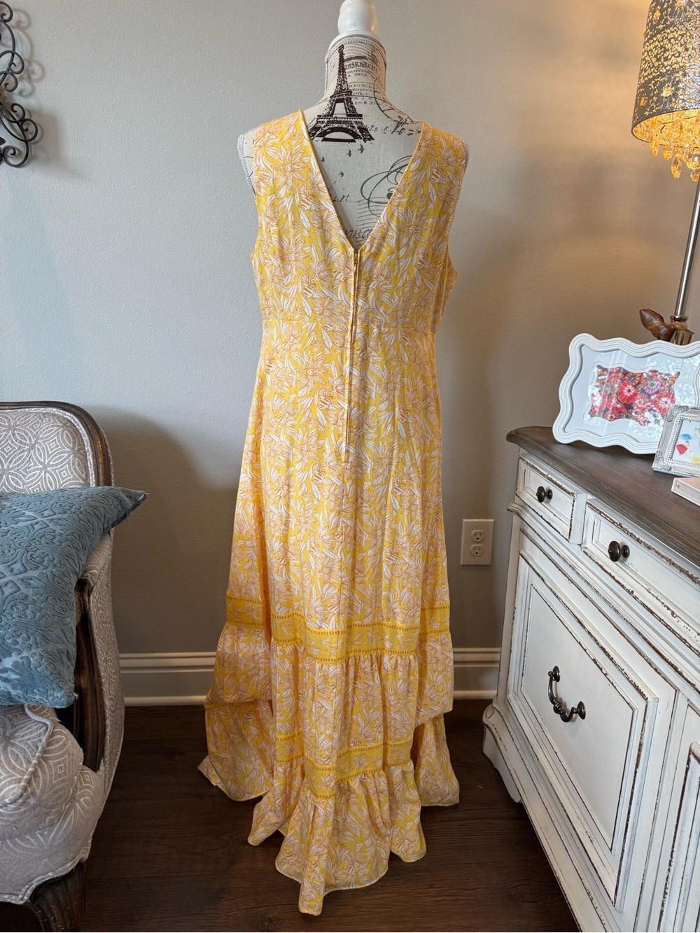 NWT Lilly Pulitzer Linen Maxi Dress - Picture 3 of 13